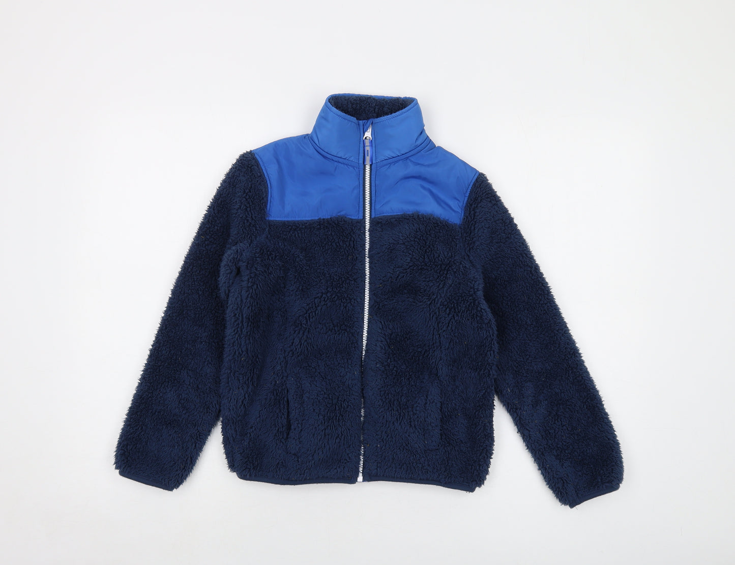 Mountain Warehouse Boys Blue Jacket Size 9-10 Years Zip