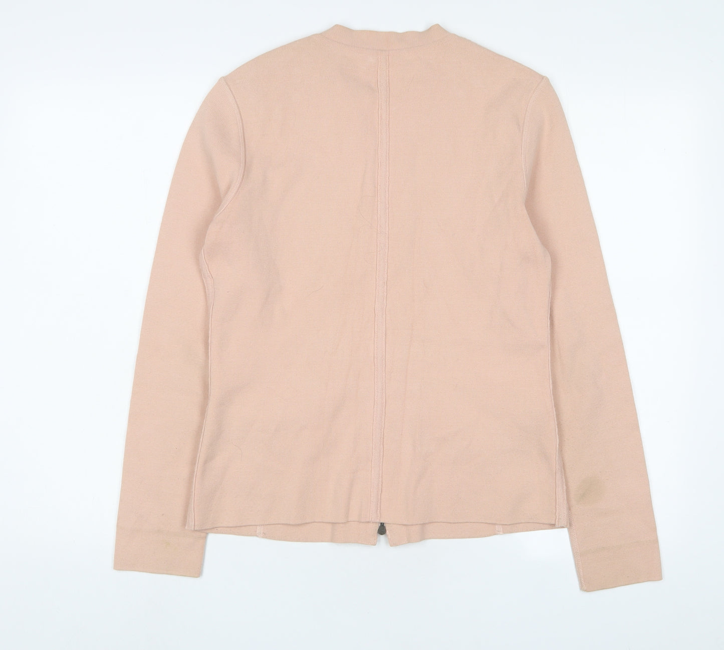 Marc Cain Womens Pink Jacket Size L Zip
