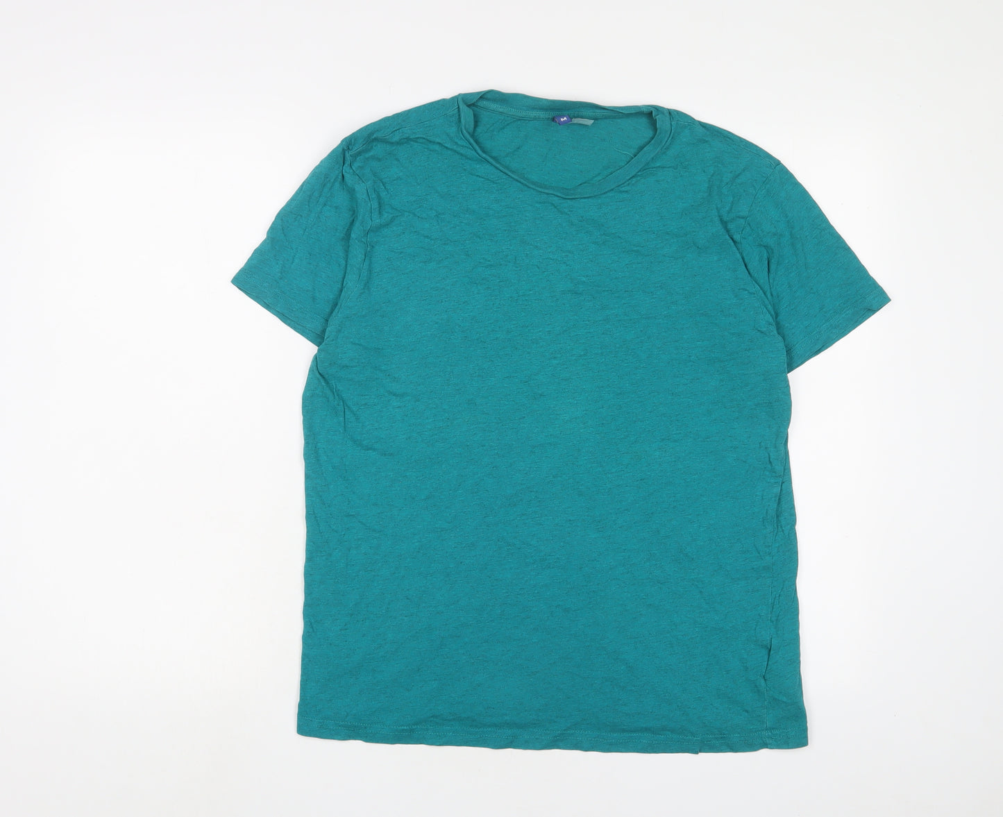 H&M Mens Blue Camel T-Shirt Size M Crew Neck