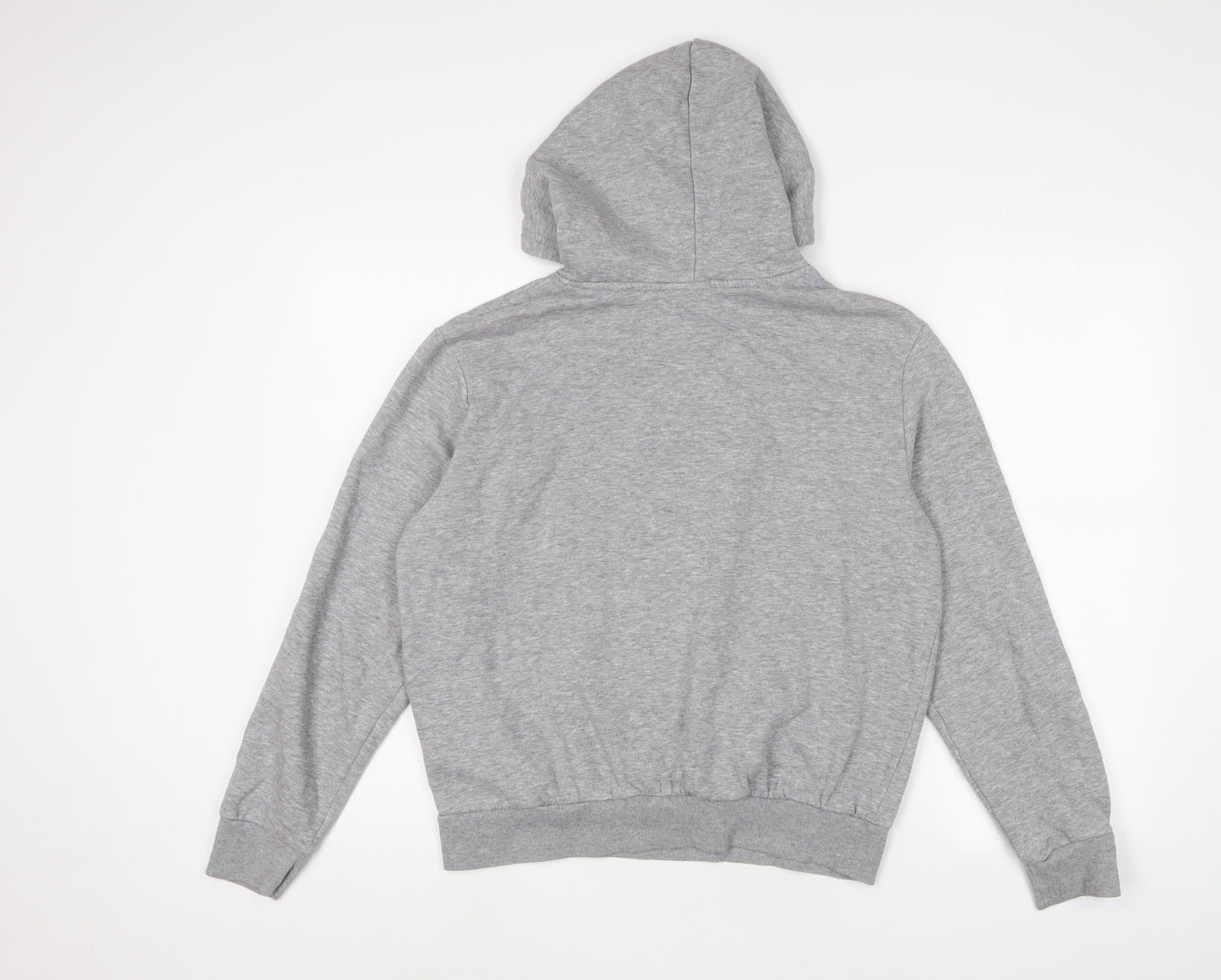 H&M Womens Grey Cotton Pullover Hoodie Size M Pullover