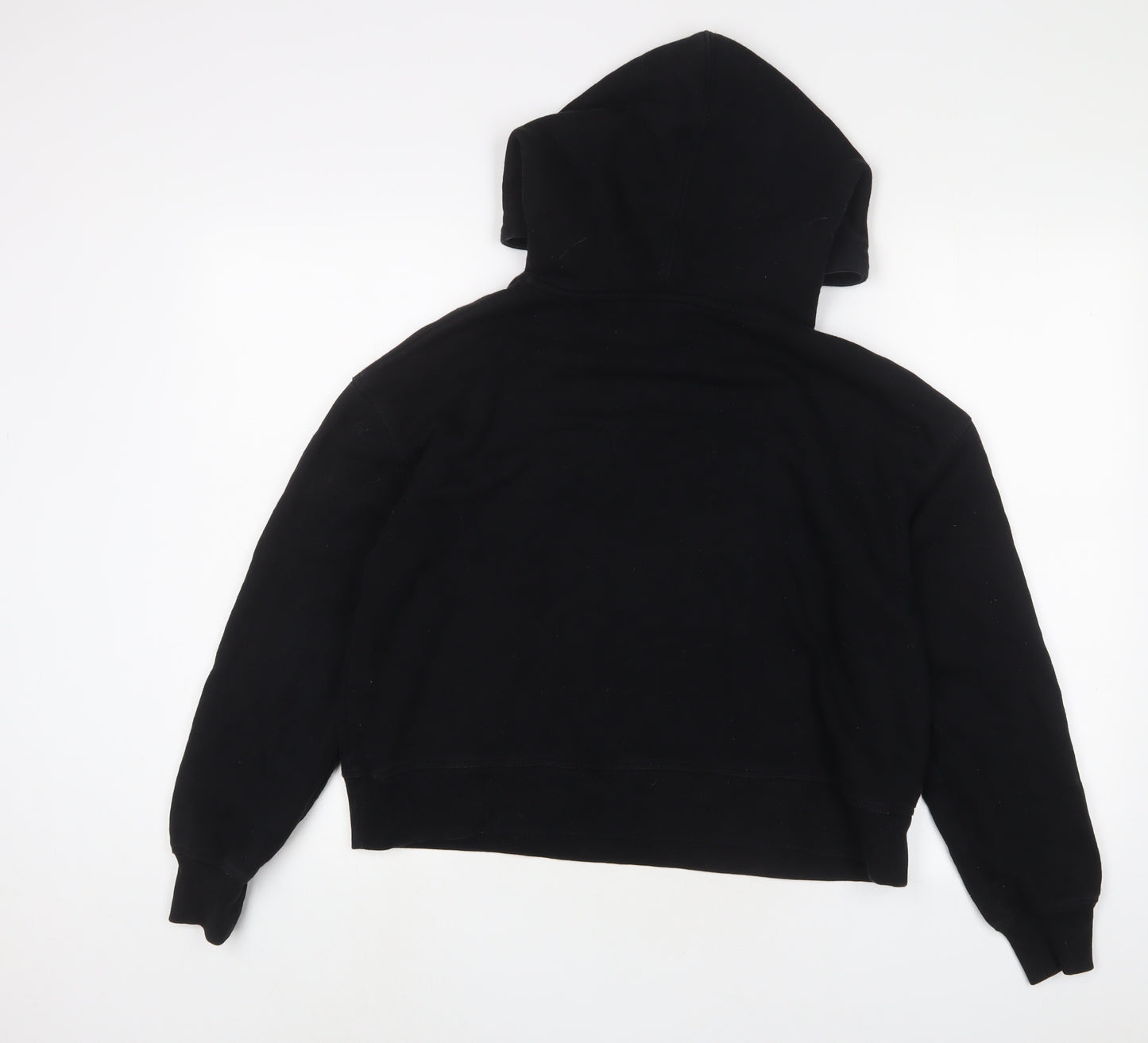 Hush Womens Black Cotton Pullover Hoodie Size S Pullover