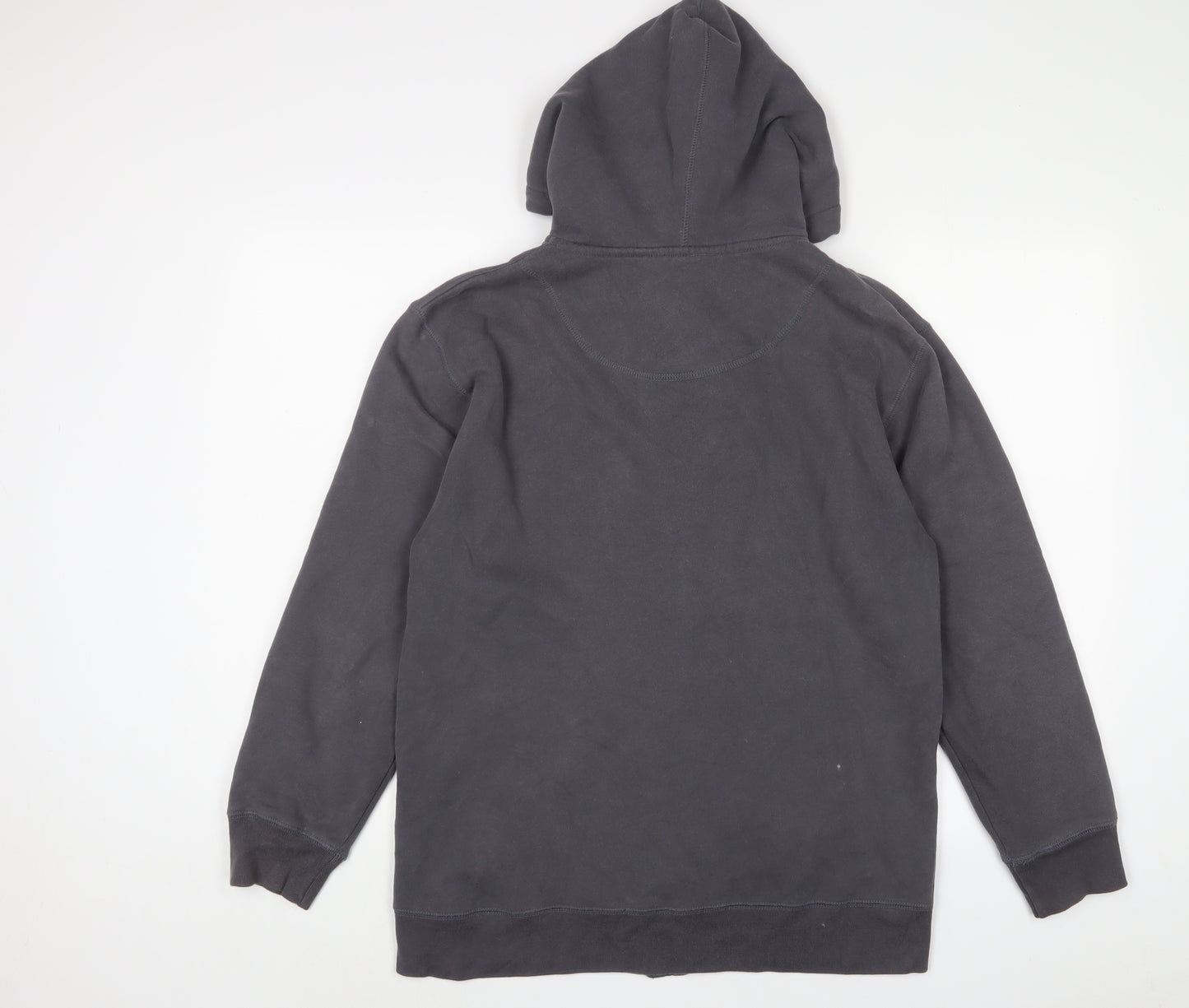 NEXT Mens Grey Cotton Full Zip Hoodie Size M - Baseball