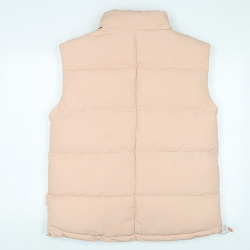Missguided Womens Pink Gilet Jacket Size 10 Zip