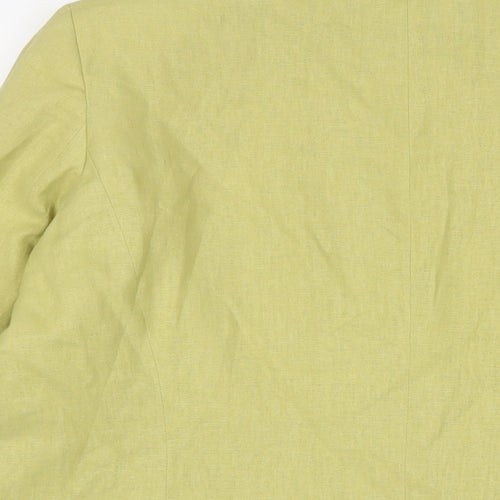 Classics Womens Green Jacket Blazer Size 18 Button