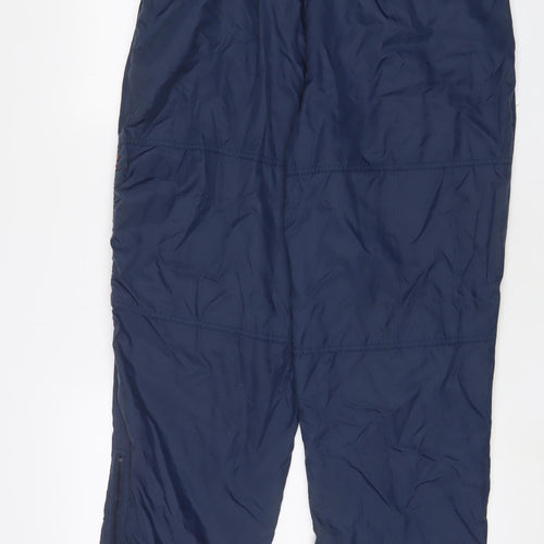 NEXT Mens Blue Nylon Sweatpants Trousers Size M L30 in Regular Drawstring