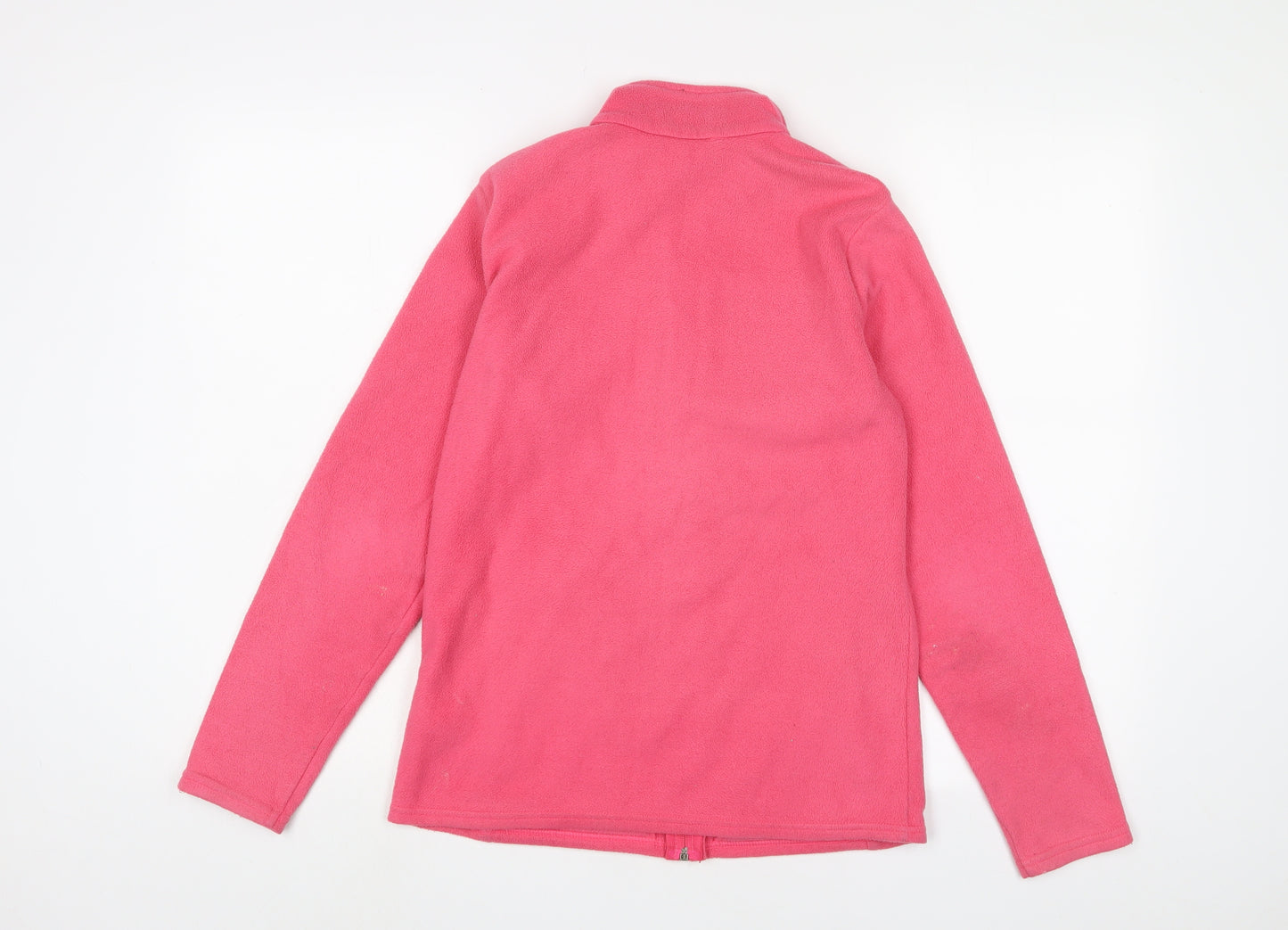 Marks and Spencer Womens Pink Jacket Size 10 Zip