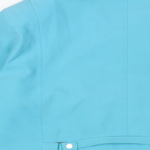 klassik Womens Blue Jacket Size 22 Zip