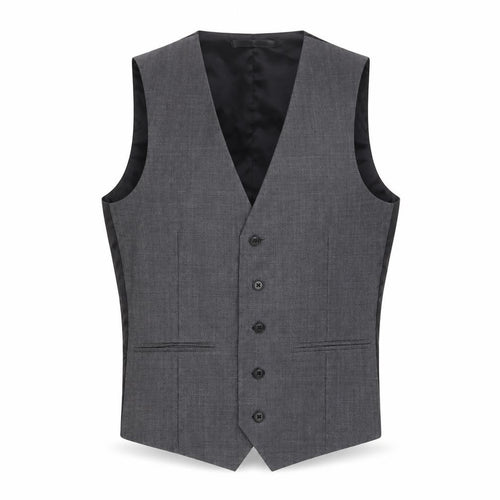 Kenneth Cole Mens Grey Mohair Jacket Suit Waistcoat Size 38 Regular