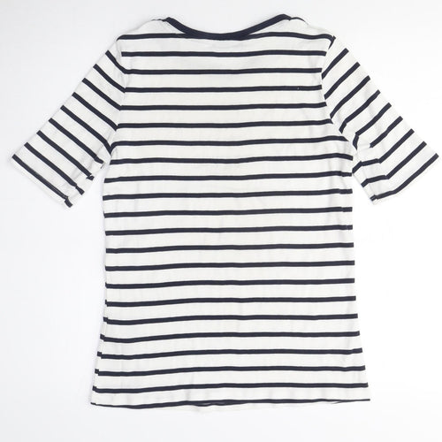 Marks and Spencer Women's Striped Crew Neck T-Shirt