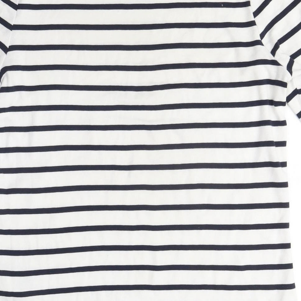 Marks and Spencer Women's Striped Crew Neck T-Shirt