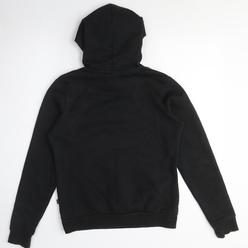 Puma Unisex Black Pullover Hoodie M - Cotton Blend Casual