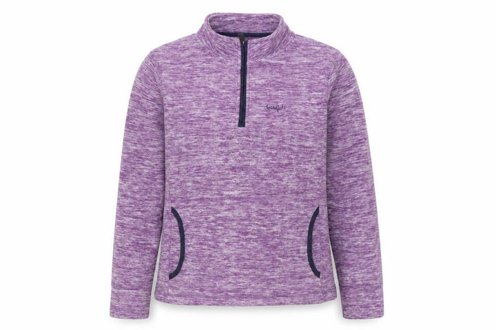 Mountain Warehouse Women's Purple Henley Sweatshirt M