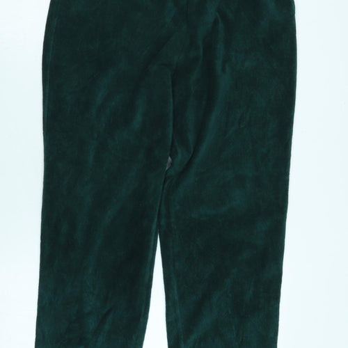 Lands end Womens Green Cotton Trousers Size M L29 in Regular