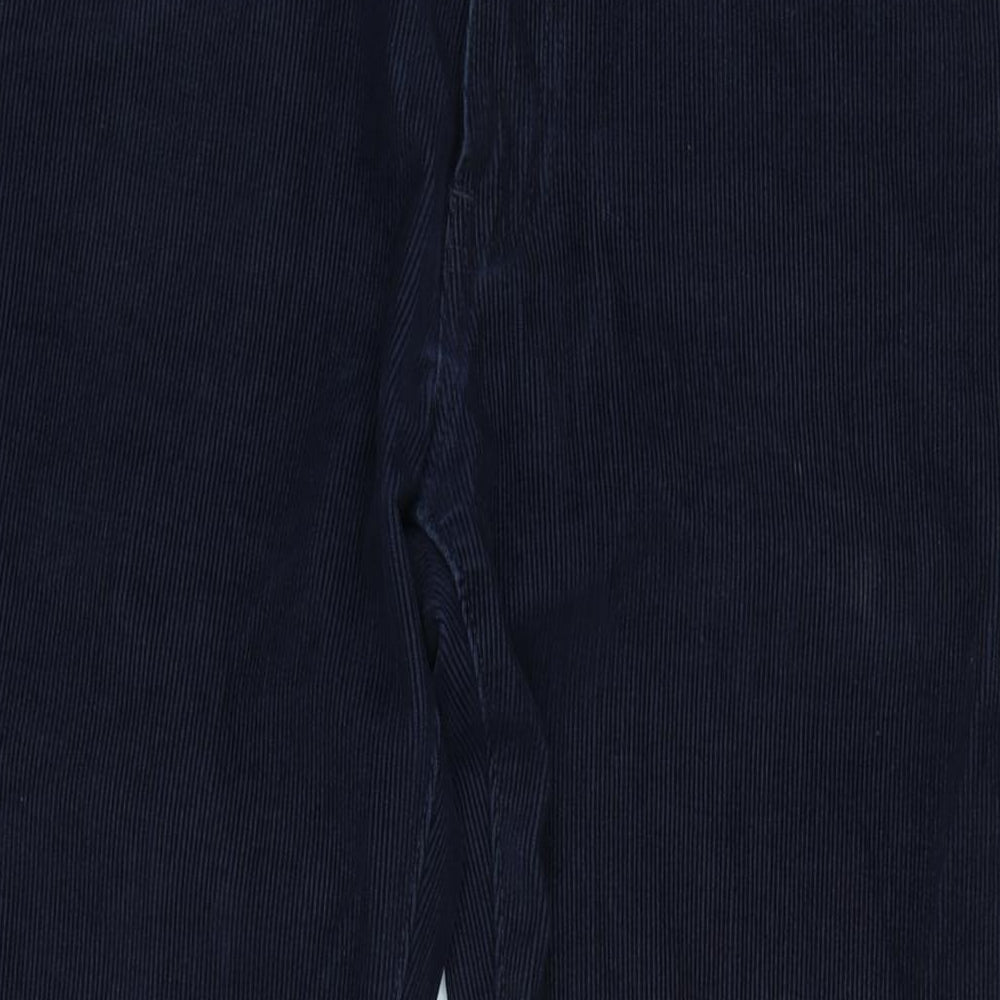 Levi's Mens Blue Cotton Blend Trousers Size 32 in L31 in Regular Zip