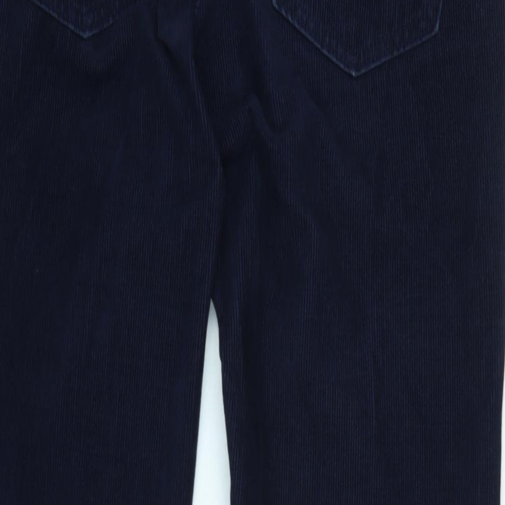 Levi's Mens Blue Cotton Blend Trousers Size 32 in L31 in Regular Zip