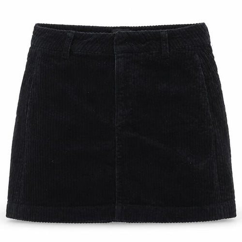 BDG Womens Black Cotton Blend A-Line Skirt Size XS Zip