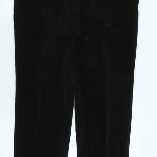 Becker Mens Brown Cotton Blend Trousers Size 36 in L30 in Regular Zip