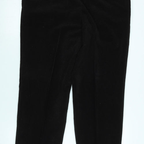 Becker Mens Brown Cotton Blend Trousers Size 36 in L30 in Regular Zip