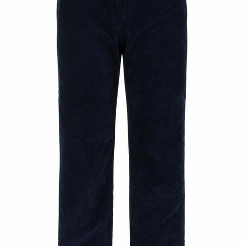 Cotton Traders Mens Blue Cotton Trousers Size 28 in L28 in Regular