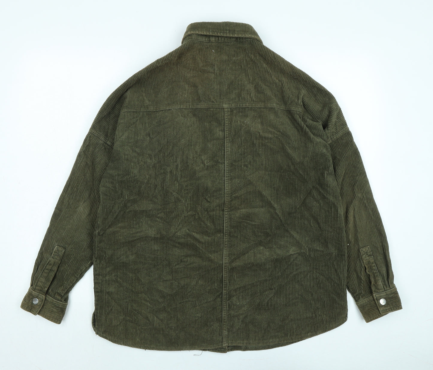 Topshop Womens Green Jacket Size 8 Button
