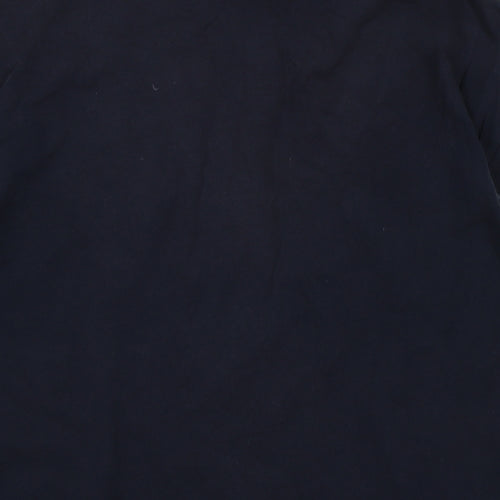 White Stuff Womens Blue Cotton Basic Blouse Size 12 Collared