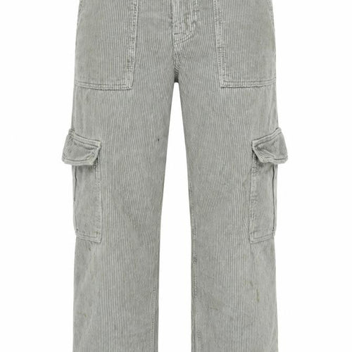 BDG Womens Grey Cotton Trousers Size 27 in L30 in Regular Zip