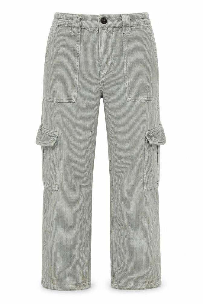 BDG Womens Grey Cotton Trousers Size 27 in L30 in Regular Zip