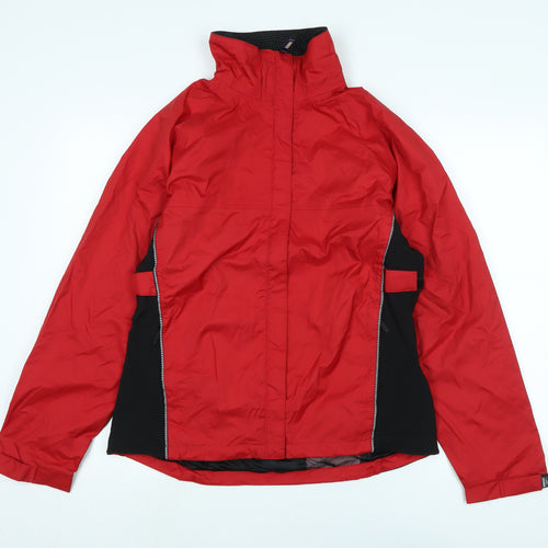 james harvest Womens Red Anorak Jacket Size S Zip