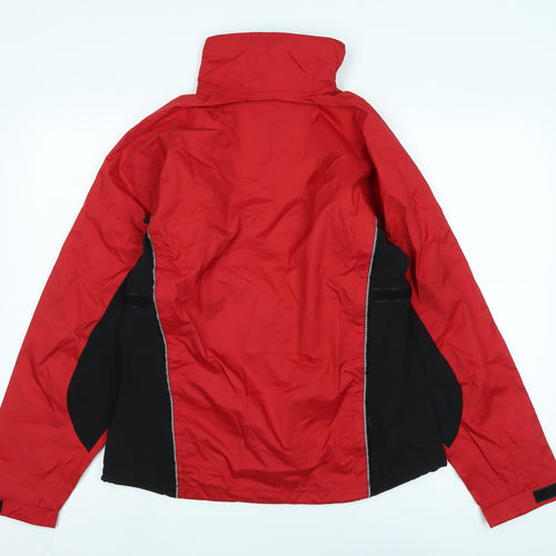 james harvest Womens Red Anorak Jacket Size S Zip