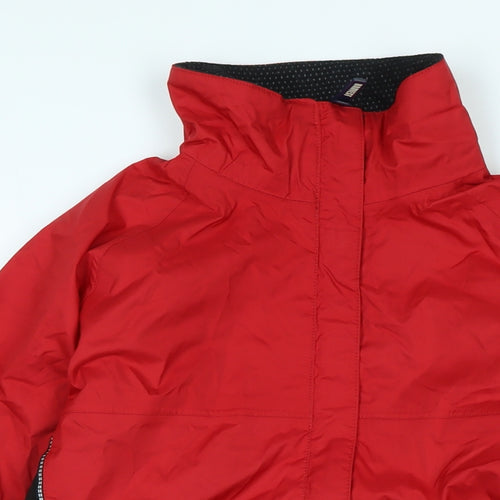 james harvest Womens Red Anorak Jacket Size S Zip