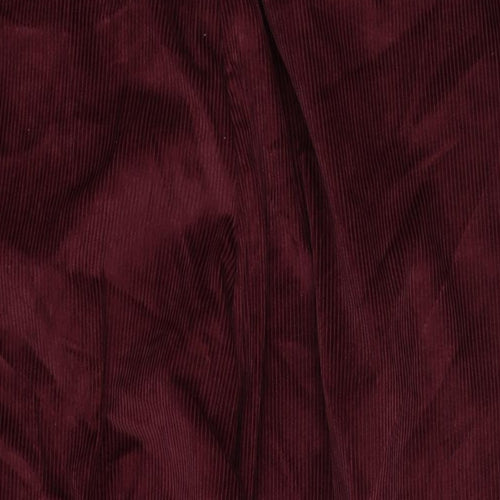 Maine Mens Red Cotton Blend Trousers Size 42 in L29 in Regular Zip