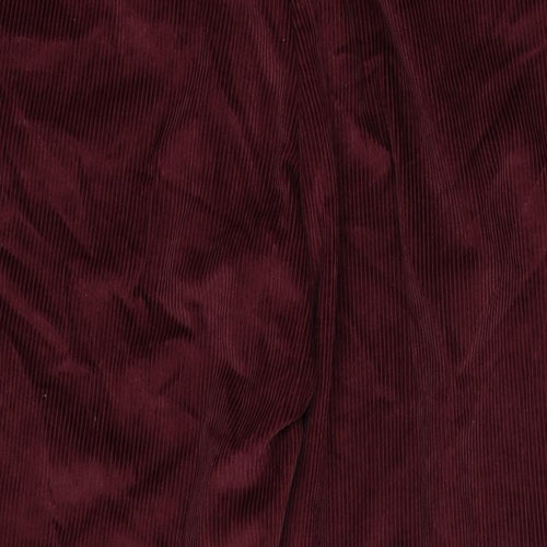 Maine Mens Red Cotton Blend Trousers Size 42 in L29 in Regular Zip