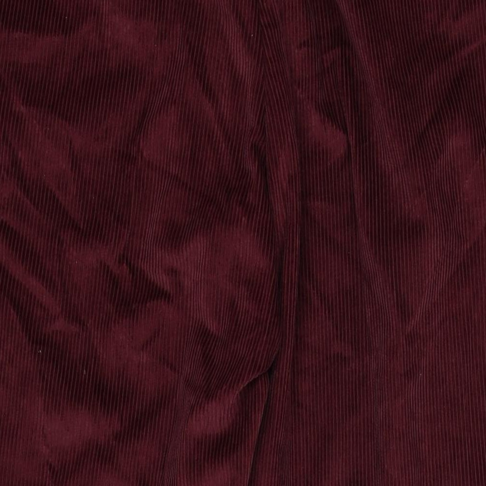 Maine Mens Red Cotton Blend Trousers Size 42 in L29 in Regular Zip