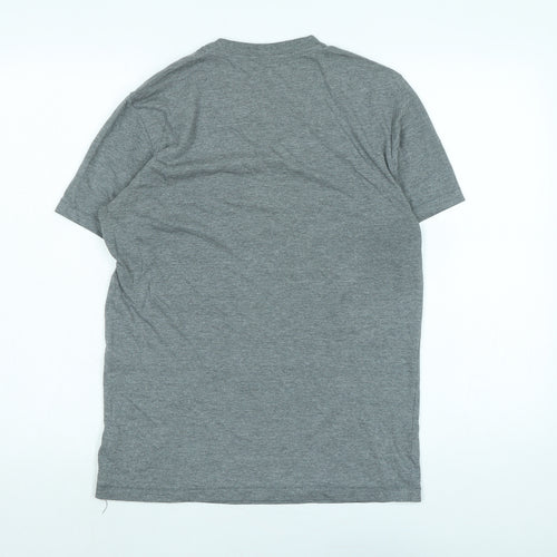 Aeroposstale Mens Grey Cotton T-Shirt Size S Crew Neck