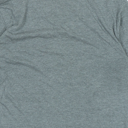 Aeroposstale Mens Grey Cotton T-Shirt Size S Crew Neck