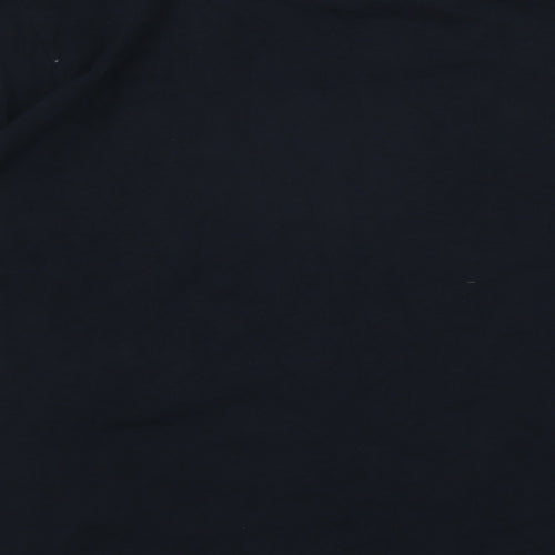 Chevignon Womens Blue Cotton Basic T-Shirt Size M Crew Neck - Peace Legend CV 1479