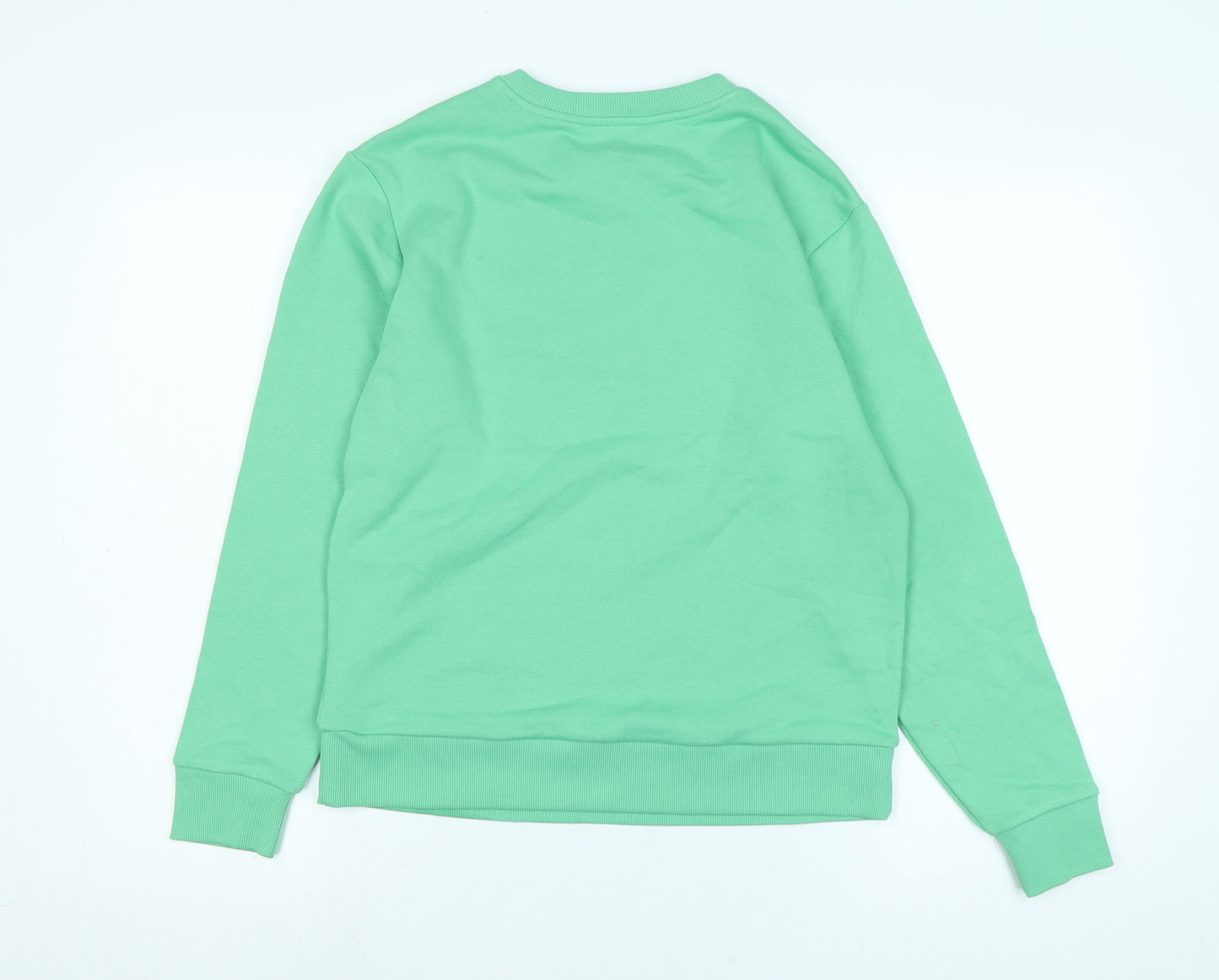 Marks and Spencer Womens Green Polyester Pullover Sweatshirt Size XS