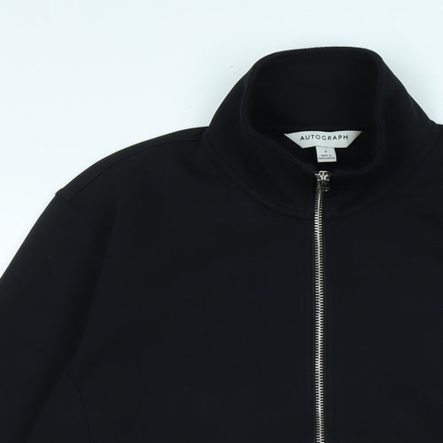 Autograph Mens Black Jacket Size S Zip