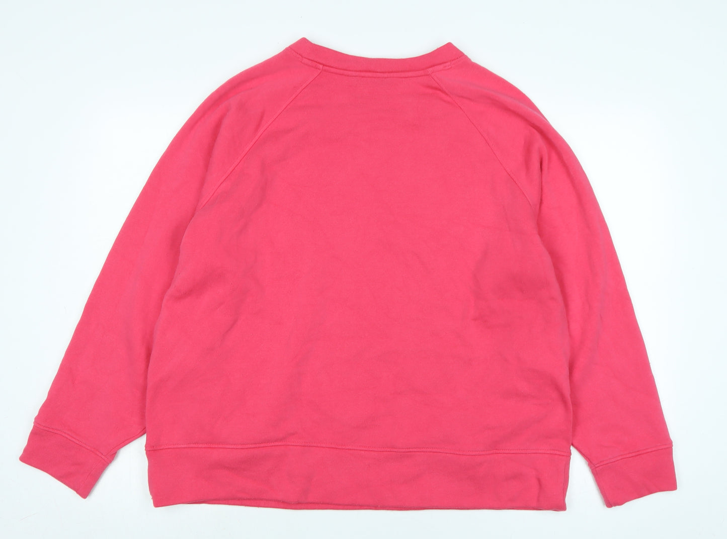 Good Move Womens Pink Polyester Pullover Sweatshirt Size 18