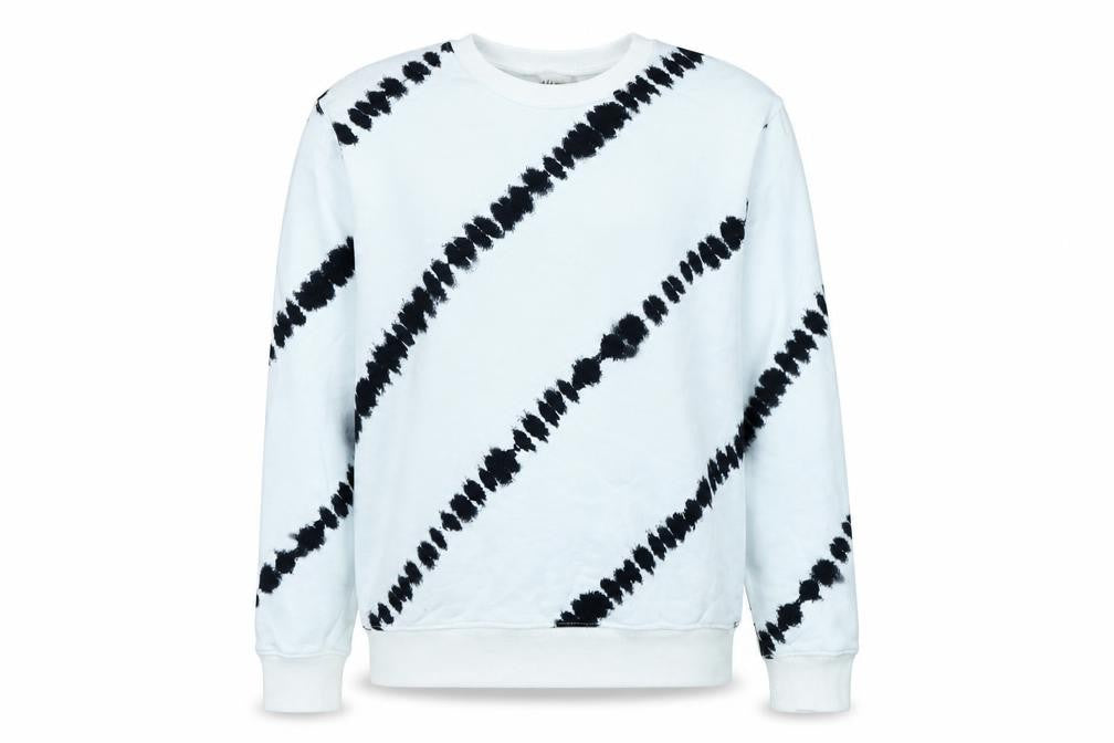 Front view of Marks & Spencer women’s white polyester pullover sweatshirt, size S