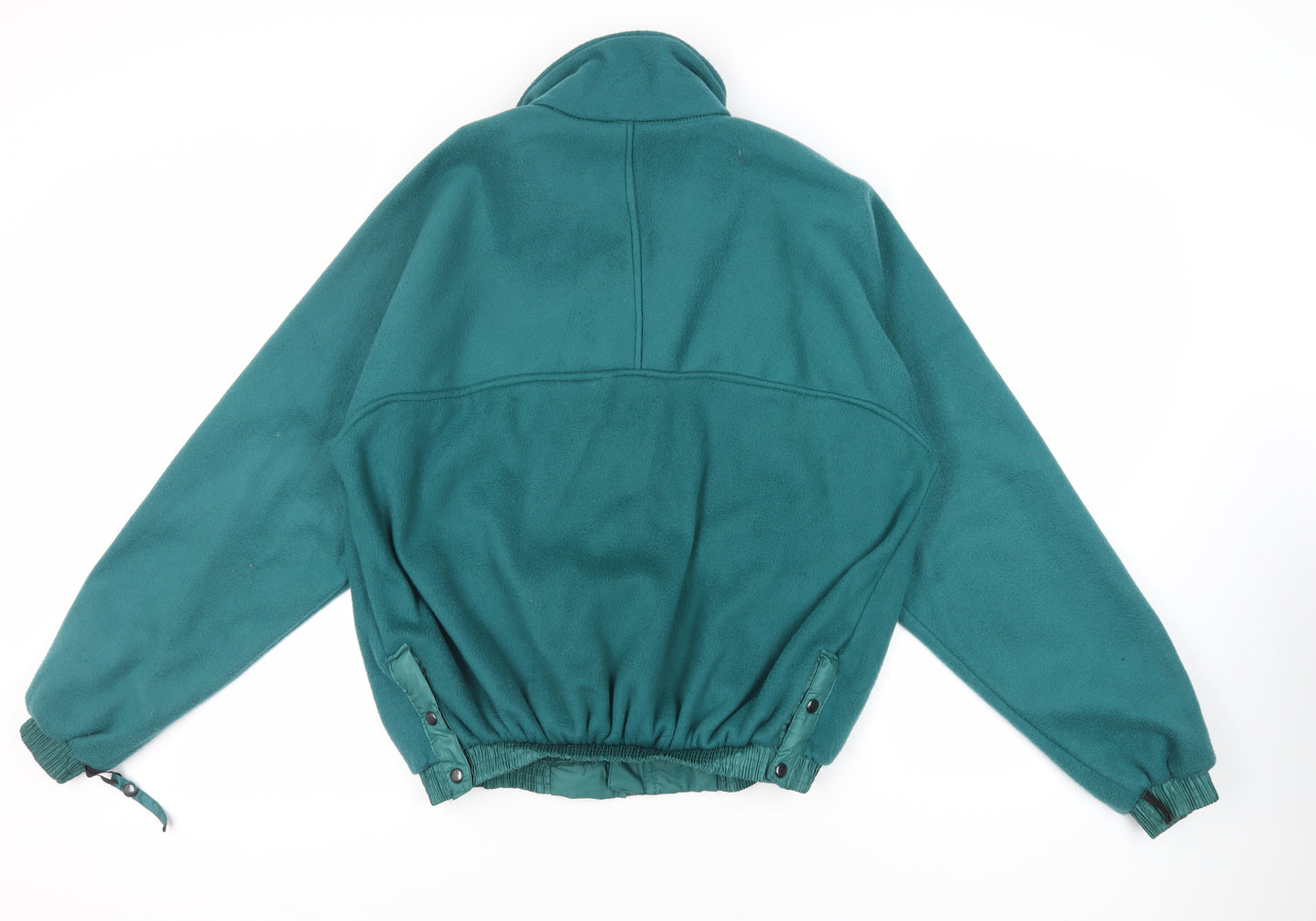 Polar Fleece Womens Green Jacket Size L Zip - Vintage