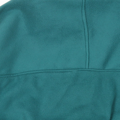 Polar Fleece Womens Green Jacket Size L Zip - Vintage