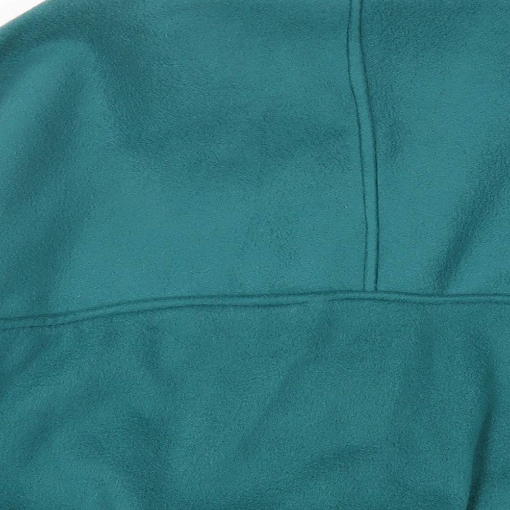 Polar Fleece Womens Green Jacket Size L Zip - Vintage