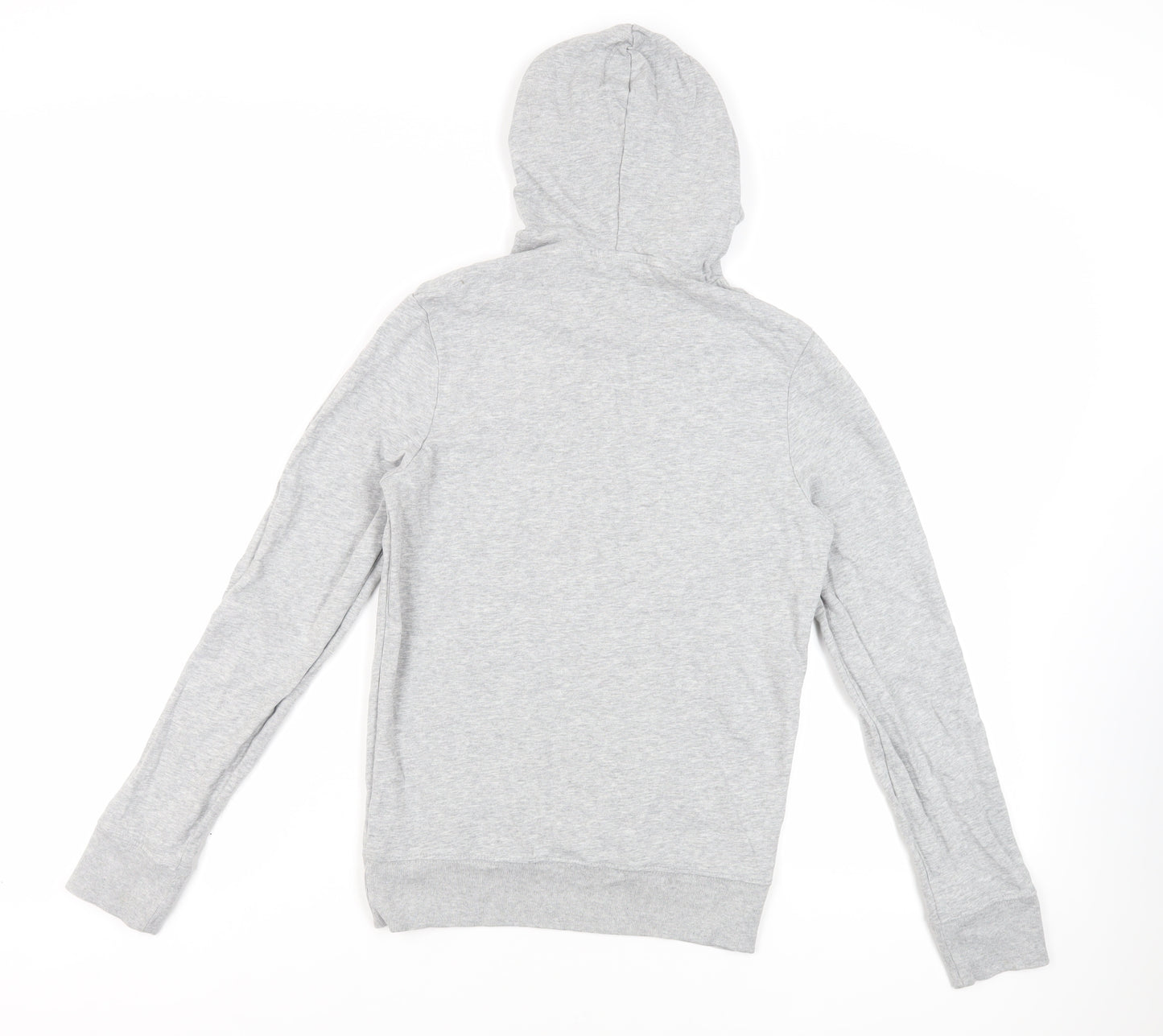 LIDO Womens Grey Cotton Pullover Hoodie Size XS Pullover - Logo Pockets