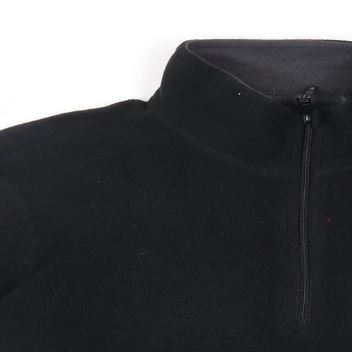 Ridge&Co Mens Black Polyester Pullover Sweatshirt Size L - Logo