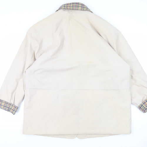 Berkertex Womens Beige Overcoat Coat Size 20 Button