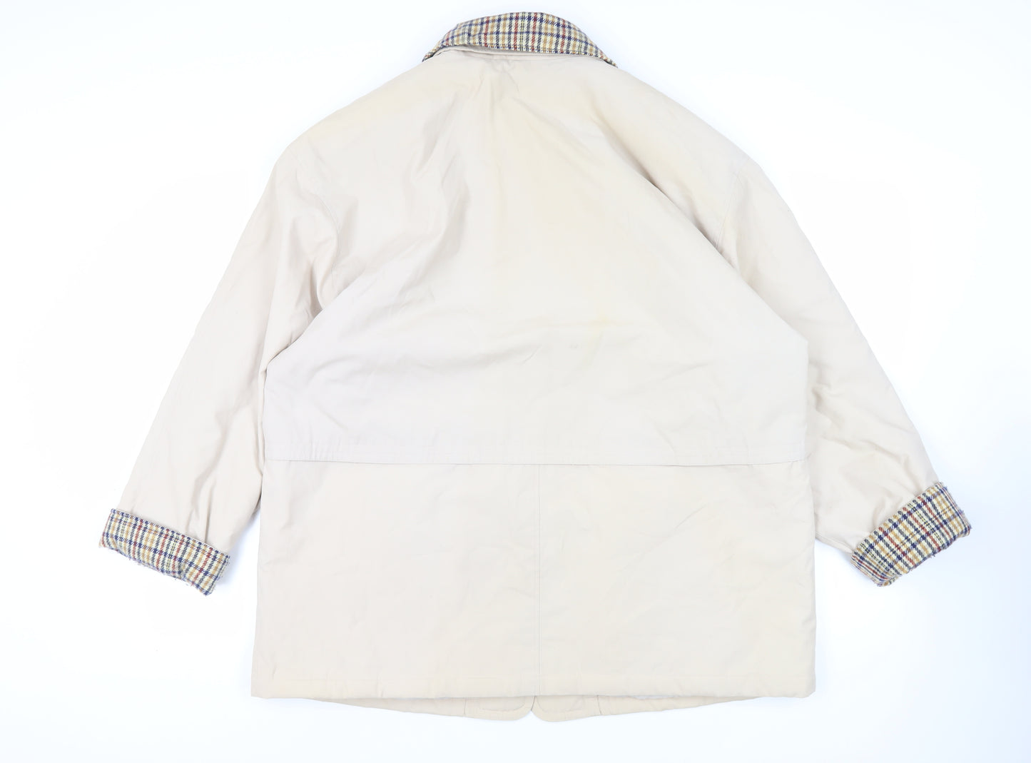 Berkertex Womens Beige Overcoat Coat Size 20 Button