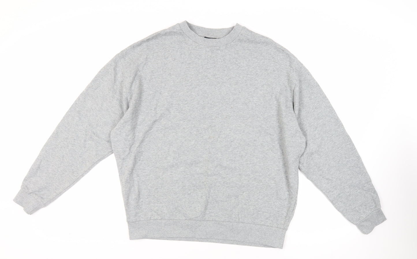 ASOS Womens Grey Cotton Pullover Sweatshirt Size M Pullover