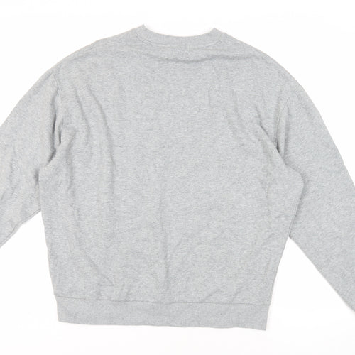 ASOS Womens Grey Cotton Pullover Sweatshirt Size M Pullover