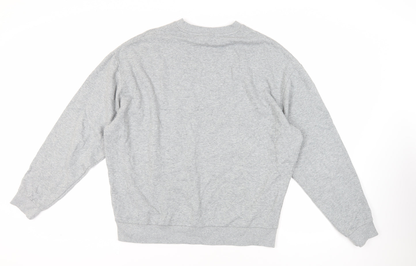 ASOS Womens Grey Cotton Pullover Sweatshirt Size M Pullover